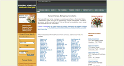 Desktop Screenshot of funeralhomelist.com